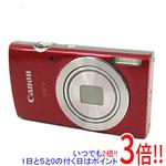 【いつでも2倍！5.0のつく日、18日は3倍！】【中古】Canon製 デジカメ IXY 180 レッド 2000万画素 本体のみ